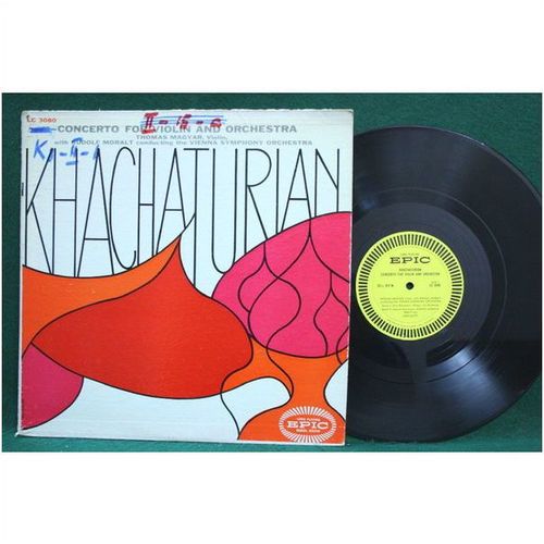 Magyar/Moralt - Khachaturian: Concerto for Violin & Orch. - Rare - LC 3080 - EX