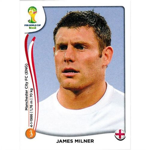 2014 Panini World Cup Soccer Stickers - #311 - James Milner