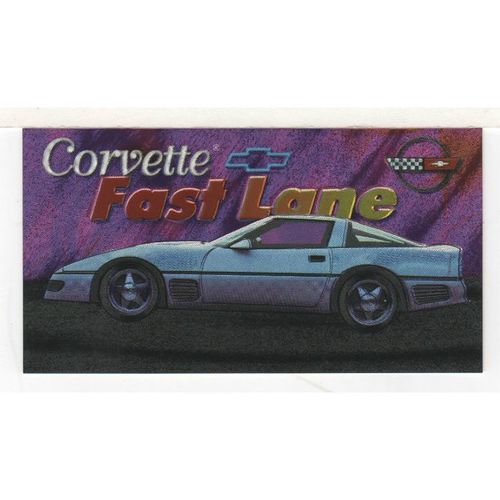 CHASE CARD - CHEVROLET CORVETTE HERITAGE COLLECTION FAST LANE FL-4 (1996)