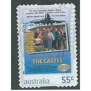 AUS 2008 55c (S/A) 'FAVOURITE FILMS -THE CASTLE' FINE USED (EBID37-190)