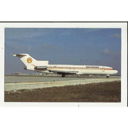 Aviation SUN COUNTRY BOEING 727-264 Postcard by AeroGem (0415)
