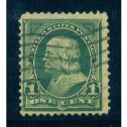Used 279 1c Benjamin Franklin Fine A05226