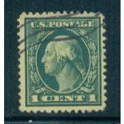 Used 405 1c George Washington Fine Plus A08552