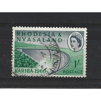 Rhodesia&Nyasaland.SG34 1s Barrage Wall.Fine Used.Oct23