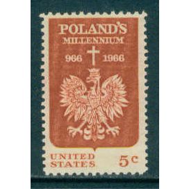 1313 5c Polish Millennium Fine MNH MA0370