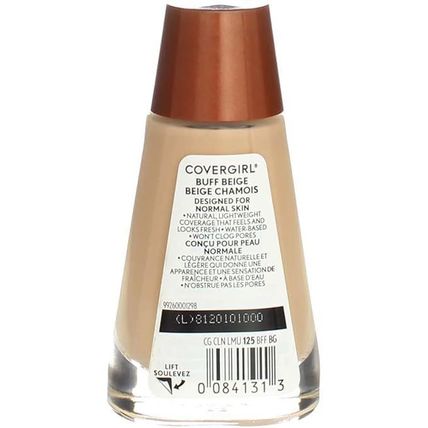 COVERGIRL Clean Liquid Foundation 125 Buff Beige 1 oz.