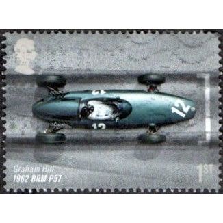 2007 50th Anniv British GP Silverstone 1st val Graham Hill BRM P57.Fine Used.