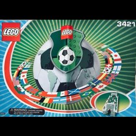 Soccer LEGO #3421 Instruction Manual Book 23 pages 11 1/2" x 8 1/4"- used