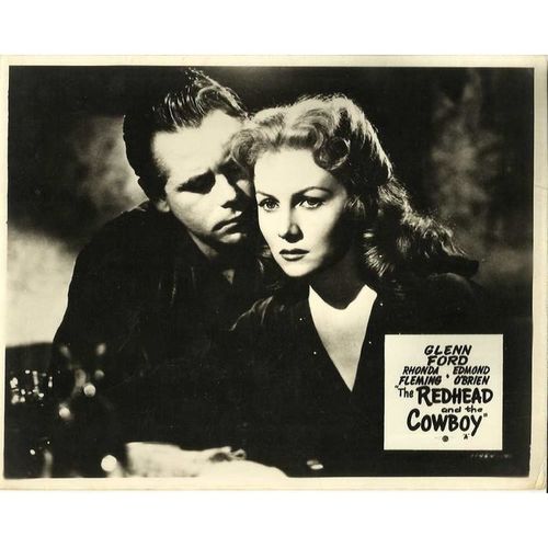 THE REDHEAD AND THE COWBOY Glenn Ford, Rhonda Fleming (1950) F-O-H Stills (6)