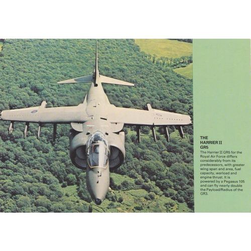 GR3 Harrier II Military Aircraft Postcard (AM2138)