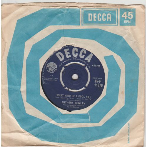 What Kind of Fool Am I 1961 Anthony Newley on DECCA label