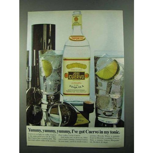 1969 Jose Cuervo Tequila Ad - Yummy, Yummy, Yummy