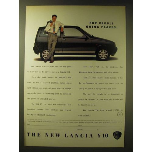 1989 Lancia Y10 Ad - For people going places