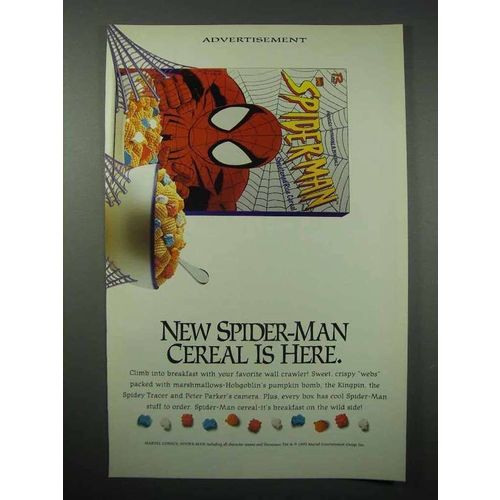 1996 Ralston Spider-Man Cereal Ad