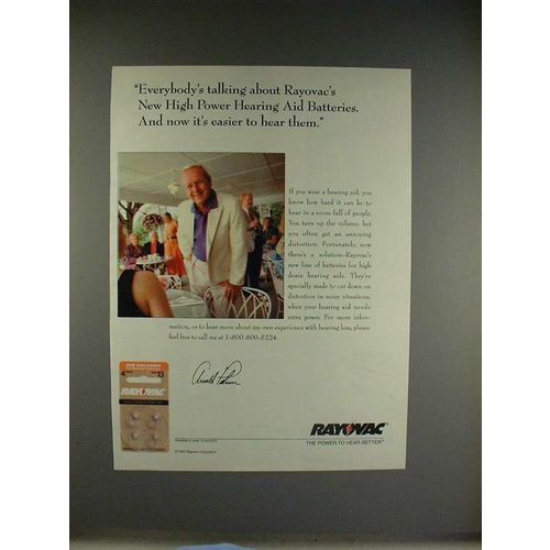 1996 Rayovac Batteries Ad - Arnold Palmer, Easier