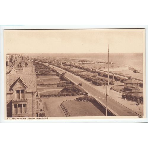 South Promenade St Annes-on-Sea Postcard Lancashire 78421