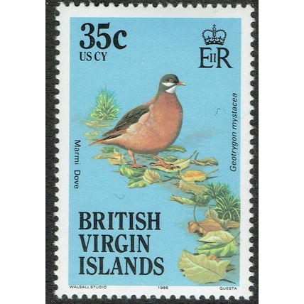 Virgin Islands 1985 Birds of the Islands 35c Multicoloured SG654 UM