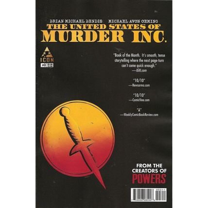 United States of Murder Inc. (2014 Ltd) # 003 NM MODERN AGE COMICS
