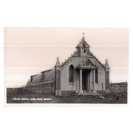 THE ITALIAN CHAPEL, LAMB HOLM, ORKNEY, SCOTLAND unused vintage postcard RP =
