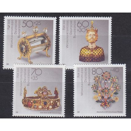 GERMANY BUND [1988] MiNr 1383-86 ( **/mnh ) Kunst