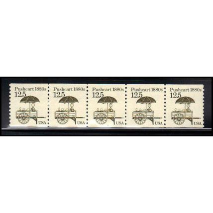 2133 12.5c Pushcart Fine MNH Dry Gum PNC 1/5 X2229