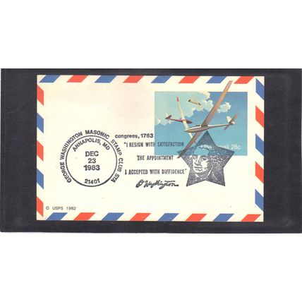Event Washington UXC20 25c Gliders (No Cachet-U/A) CV03703