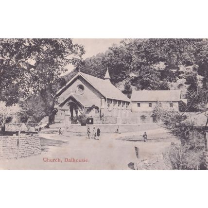 Dalhousie Church India Old Postcard