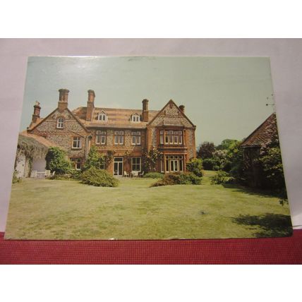 ABBEY HOUSE, BINHAM, NORFOLK used postcard 1986 pm =