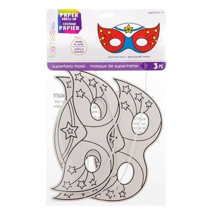 Foamies® Superhero Mask: Makes 3