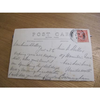 1927 Real photo Postcard -Bracelet Bay, Mumbles - Swansea Bay, Glamorgan