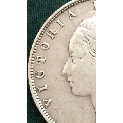 Queen Victoria 1883 Silver Half Crown High Grade Lovely Coin