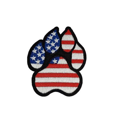 Bear Claw USA Iron On Patch 7.3cm x 6.2cm Sew Badge Motif Applique P216