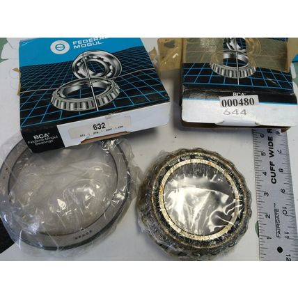 SET FEDERAL MOGAL 644/632 TAPERED ROLLER BEARING CUP & CONE,Bower KS7 644,KM,BQ