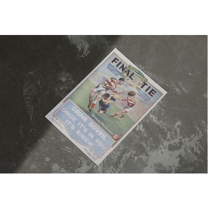 1931 Rugby League Challenge Cup Final Programme A4 Print – Halifax vs York