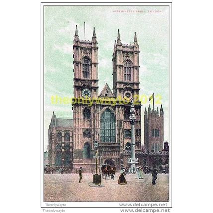 WESTMINSTER ABBEY, LONDON, ENGLAND, 1900/10s ? Postcards