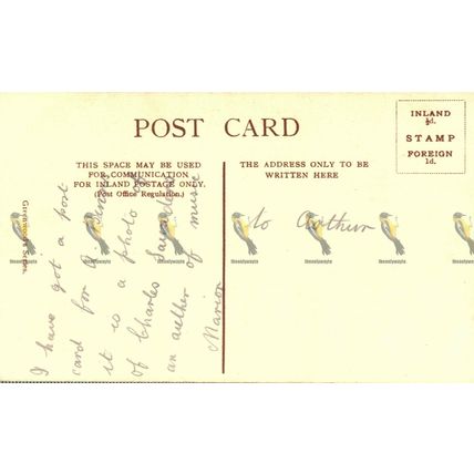 Spenser's House, Hurstwood, Near Burnley, Lancs, Greenwoods Series Postcard