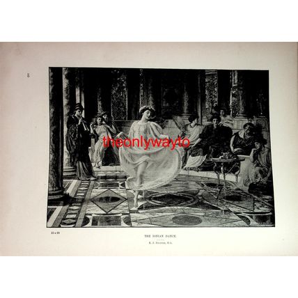 The Ionian Dance, Book Illustration (Print), 1895