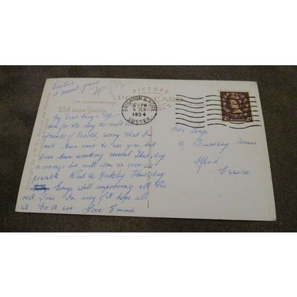 1954 Wardell real photo Postcard -Sunken Gardens, Preston Park Brighton - Sussex