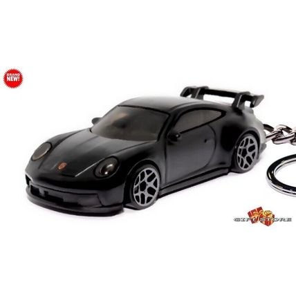 RARE KEYCHAIN CARBON BLACK PORSCHE 911 GT3 CUSTOM Ltd EDITION GREAT GIFT