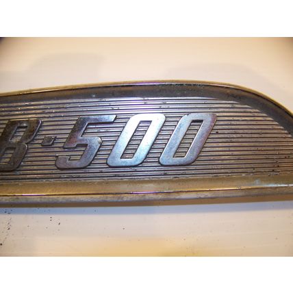 1950 's FORD B-500 EMBLEM OEM #9121012-A RH RAT ROD MAN CAVE