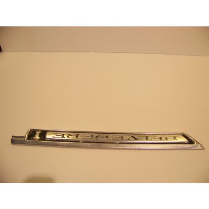 1966 PLYMOUTH BELVEDERE I LH FENDER TRIM EMBLEM OEM