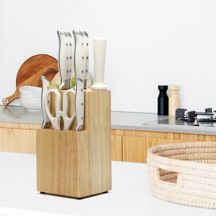 Chef Lover White Knife Set 9 Piece Razor Sharp Forged High Carbon Japanese