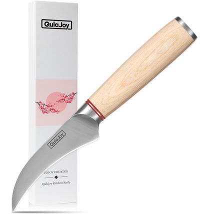 Qulajoy Vegetable Cleaver - Japanese Cleaver Chopping Knife High Carbon Stainles