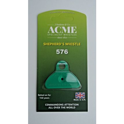 GENUINE ACME 576 SHEPHERDS WHISTLE PLASTIC or SILVER NICKEL PLUS BLACK LANYARDS