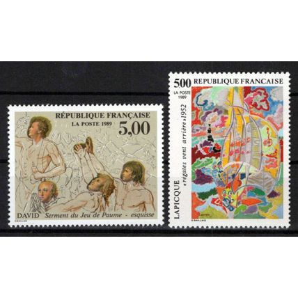 France 2160-2161 MNH Art Sketches Paintings ZAYIX 1024S0045M
