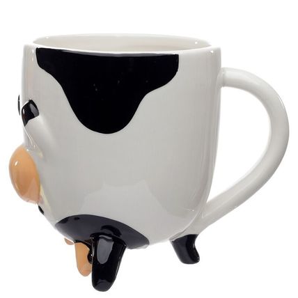 Upside Down Cow Mug/Ornament 12 CM Ceramic Tableware Drinks Home Decor