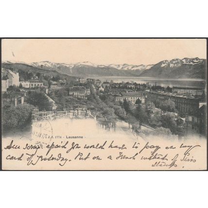 Avenue Du Théâtre, Lausanne, 1904 - Jullien Frères CPA