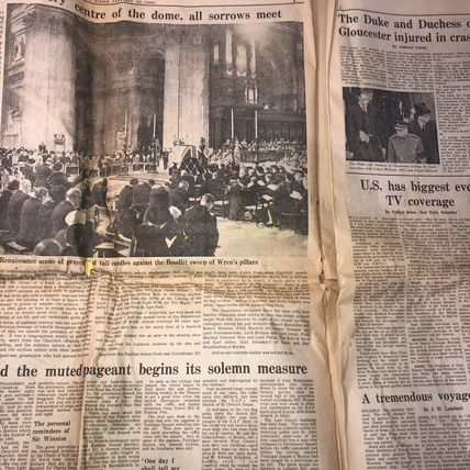 The Sunday Times - Churchill Memorial Issue January 31st 1965. Supplement.