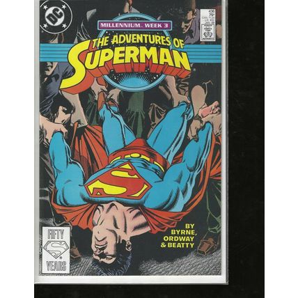 The Adventures of Superman, #436, DC Comic, 1988, Mid Grade