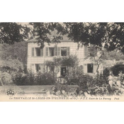 La Trouvaille St Leger En Yvelines Perray Gare French Old Postcard